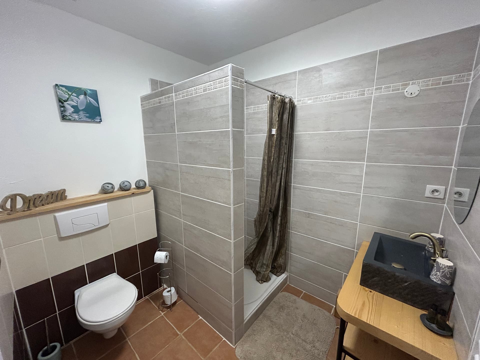 Chambre 1 plan PMR Chez Sylvie et Jerome / l'Auberge Alsacienne